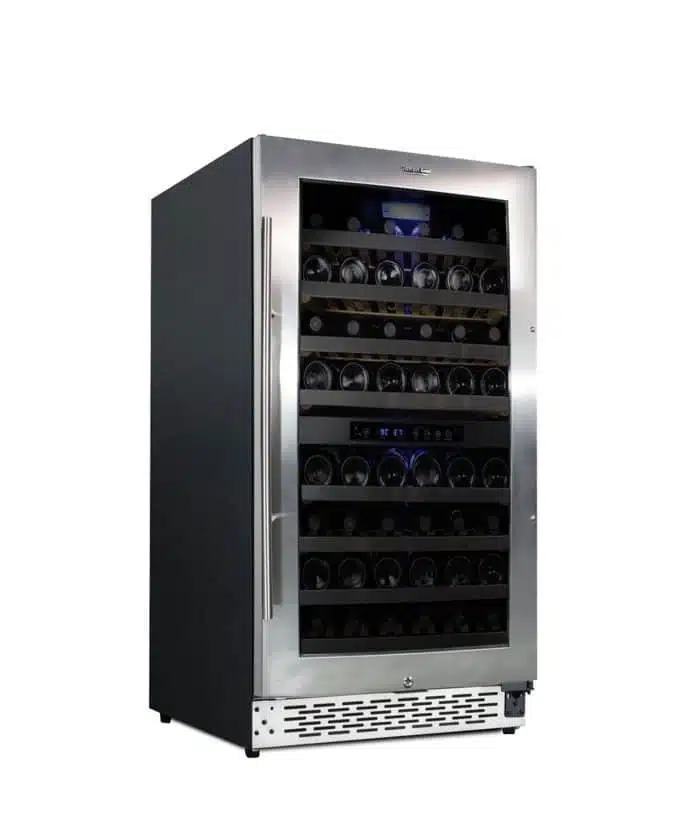 Weinkühlschrank 78 Flaschen Einbauversion und freistehend