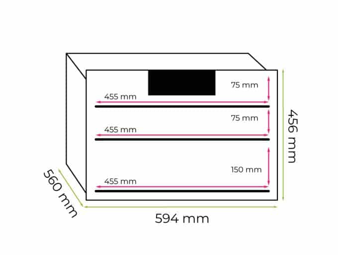 Weinkühlschrank 22 Flaschen Design